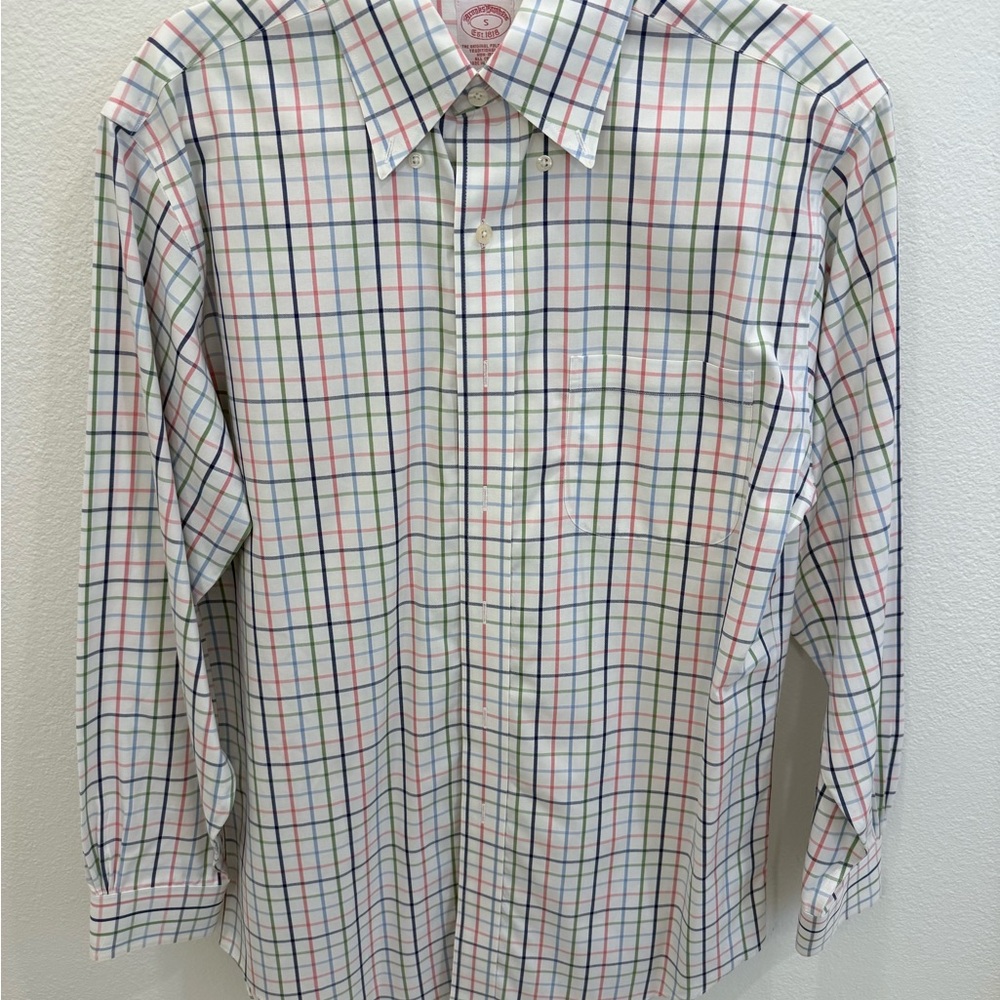 Brooks Brothers Multicolor Plaid Button Down L/S Shirt